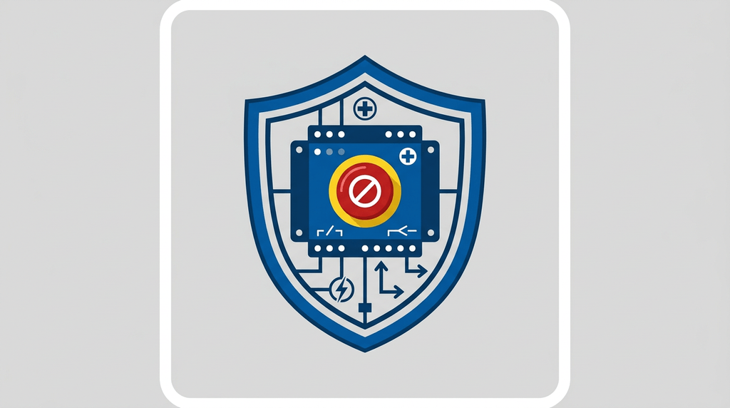 Industrial safety systems illustration