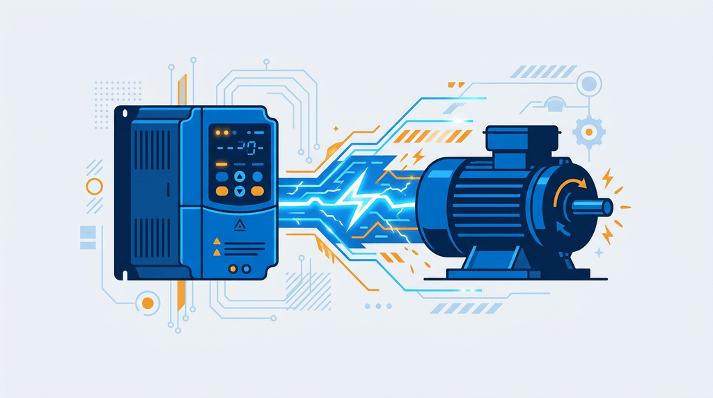 VFD and motor control illustration